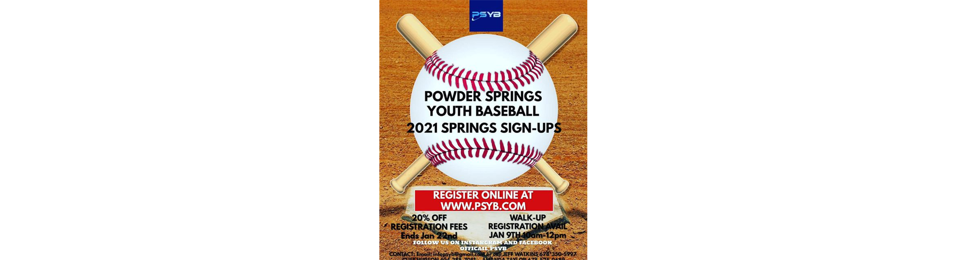 Powder Springs Youth Baseball > Home