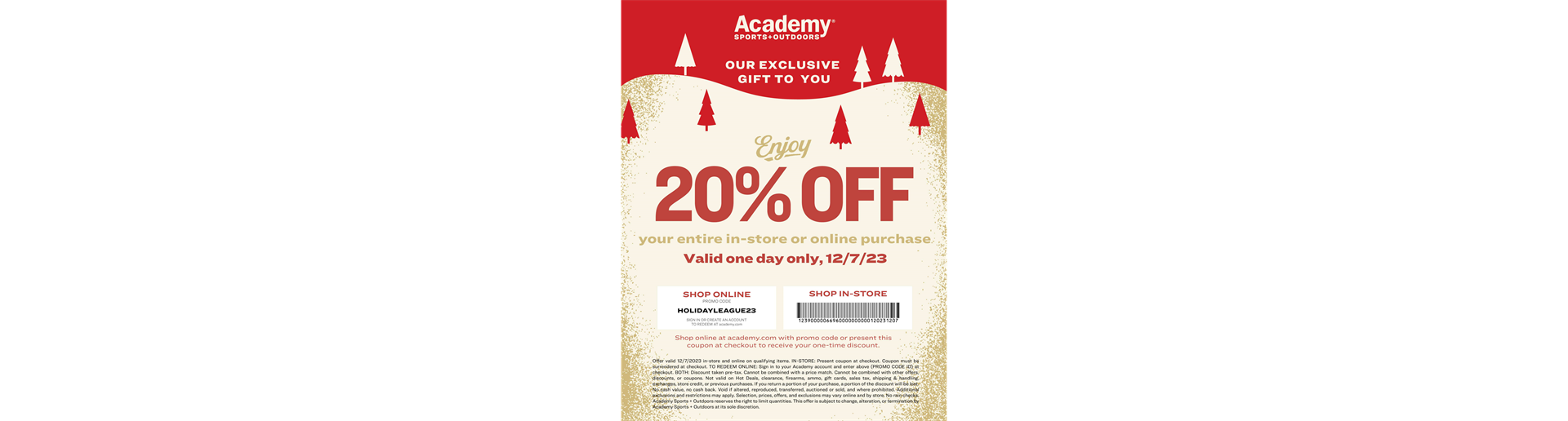 Holiday Shopping Day December 7th 2023