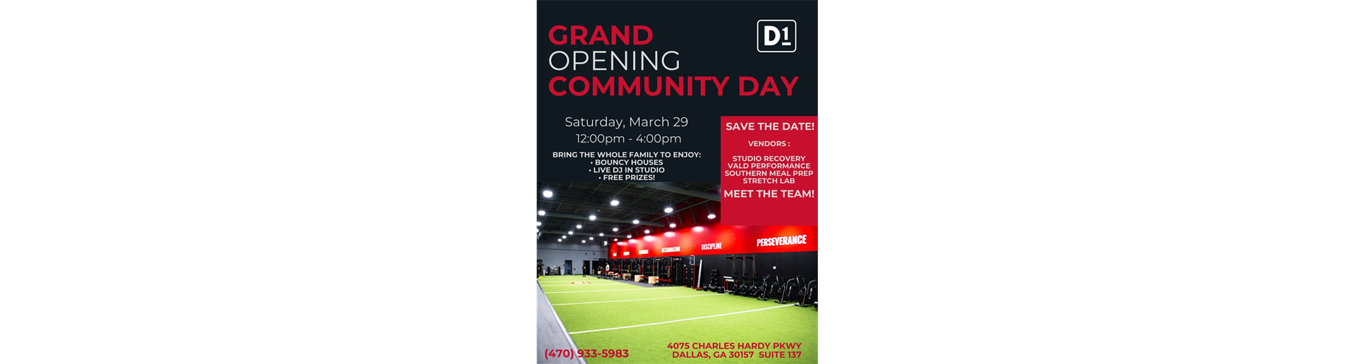March 29th 12pm-4pm Open House