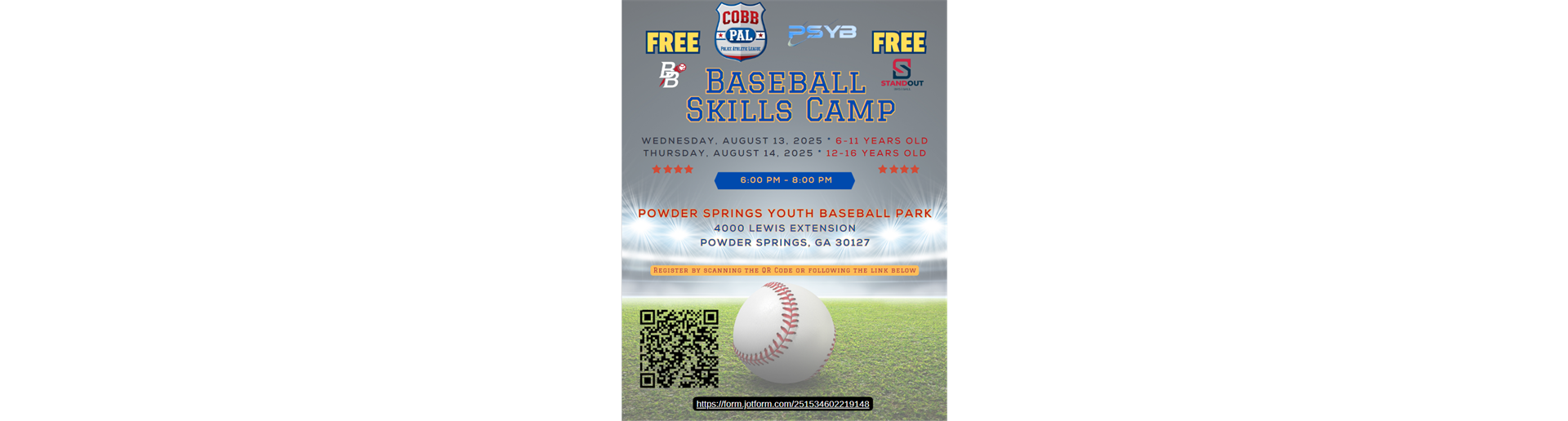 Back By Popular Demand 2025 PAL Camp 