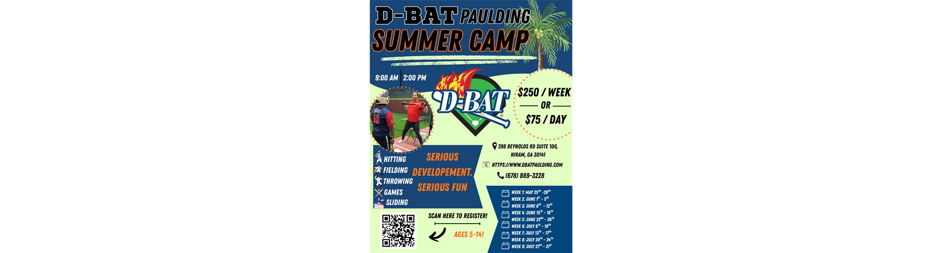 D-BAT Paulding Summer Camp 