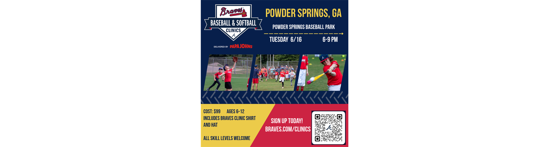 Official Braves Baseball Camp 6/16/26